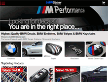 Tablet Screenshot of bmwsticker.com